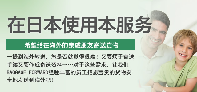 在日本使用本服务