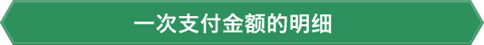 一次支付金额的明细