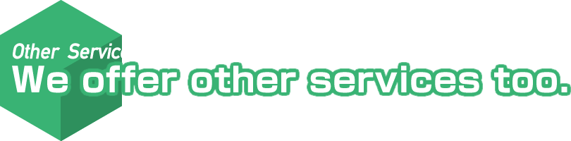 Other Services We offer other services too.