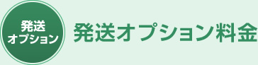 発送オプション料金
